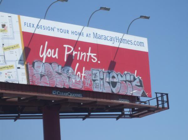 graffiti billboard