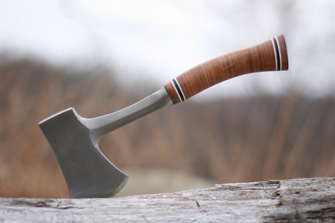 groomsmen man axe